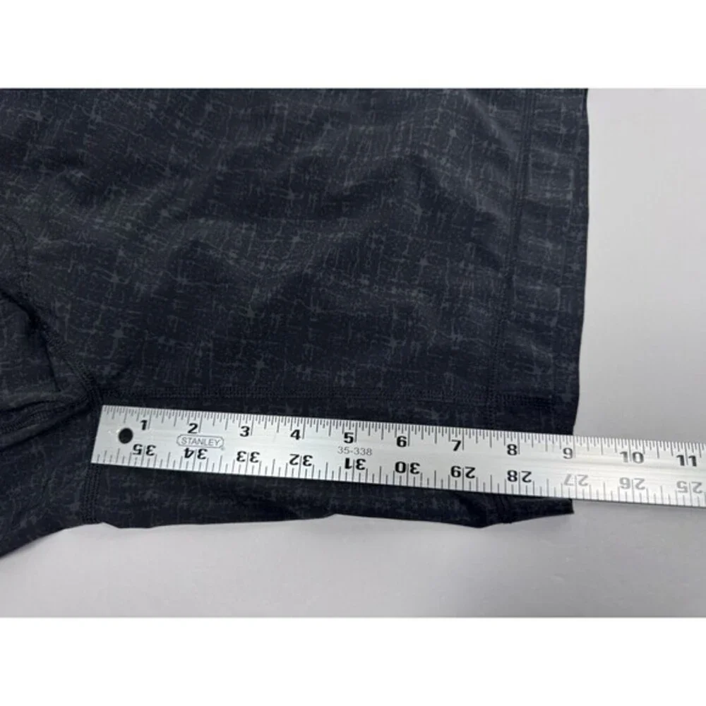 Lululemon Athletic Shorts Men Large Gray Black Lined Running Training Athleisure